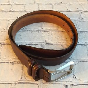 VINTAGE BACHRACH MENS BROWN LEATHER BELT SIZE 36